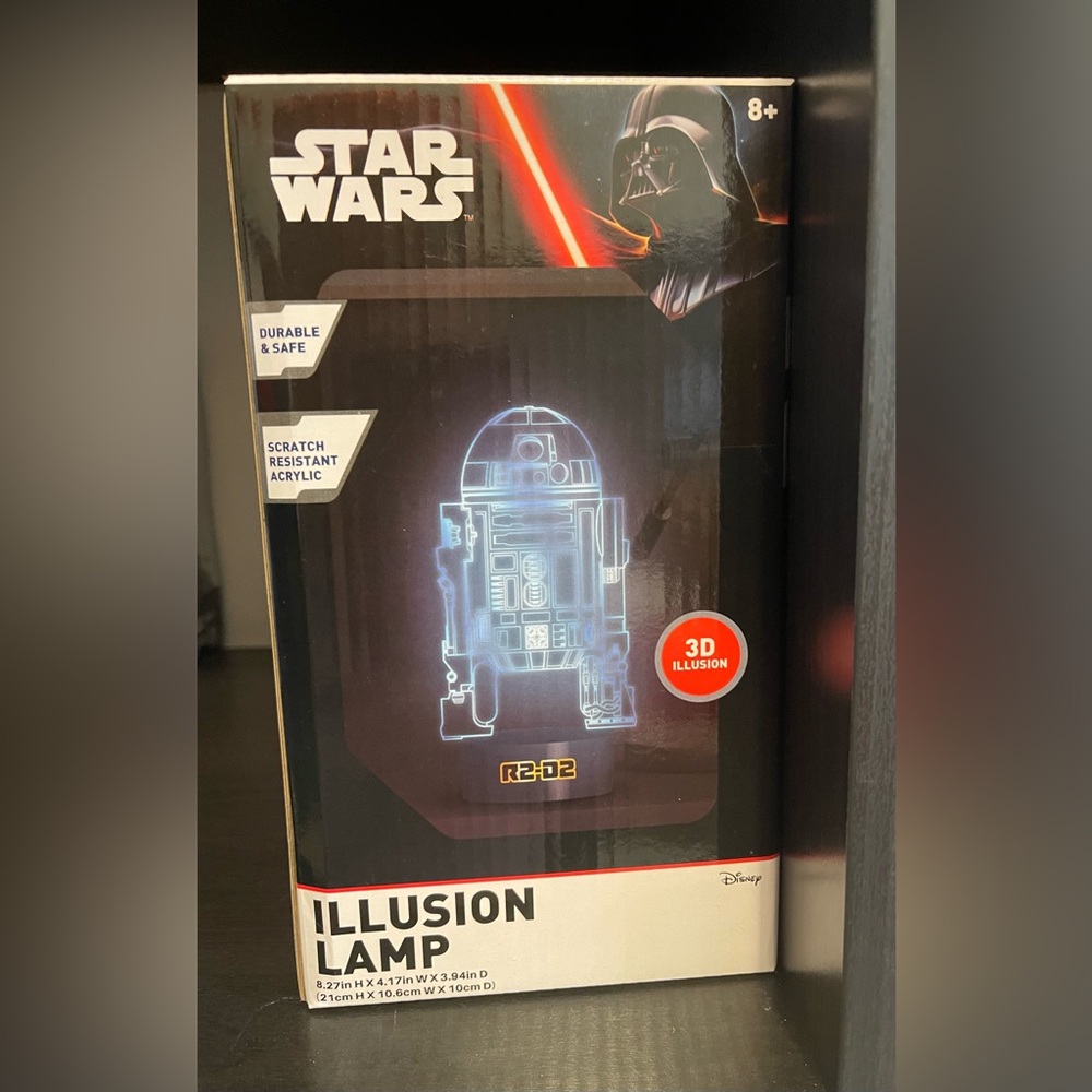 Star Wars R2-D2 Blue Illusion Lamp